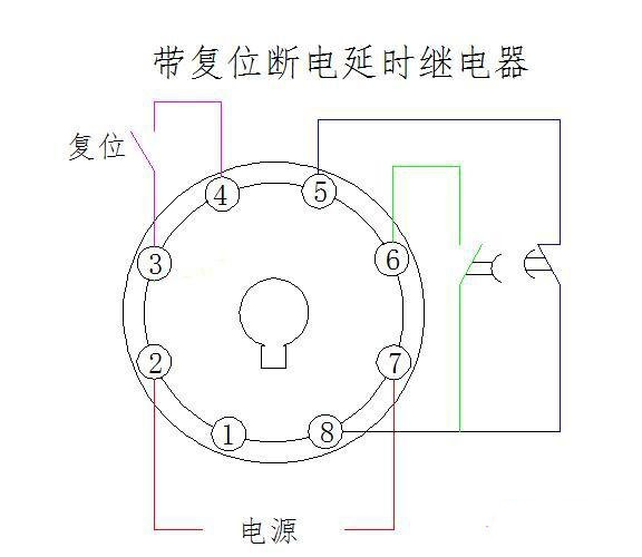 斷電<em>延時</em>繼電器復(fù)位功能