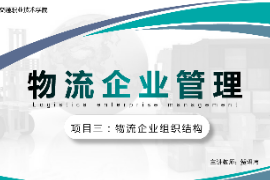 <em>課件</em>：<em>現(xiàn)代</em><em>物流</em><em>管理</em><em>專業(yè)</em>《<em>物流</em><em>企業(yè)管理</em>—<em>項目</em>三<em>物流</em><em>企業(yè)</em>組織結(jié)構(gòu)》