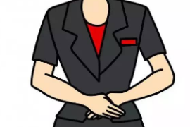 女<em>服務(wù)</em>顧問<em>站</em><em>姿</em>