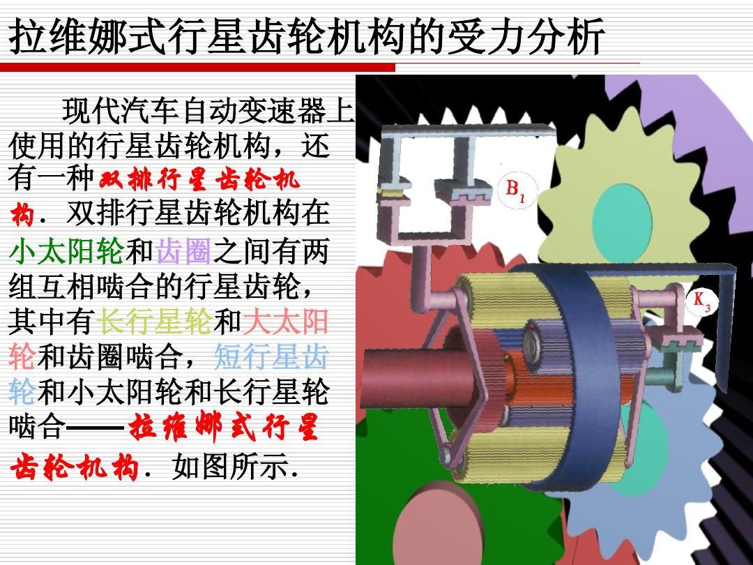 拉維娜式<em>行星</em>齒輪機構(gòu)<em>的</em>受力分析