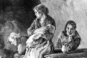 1845年由于馬鈴薯晚疫病大流行造成了震驚世界<em>的</em>“愛爾蘭大<em>饑荒</em>”