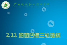<em>課件</em>：<em>機(jī)械制造</em><em>及</em><em>自動化</em><em>專業(yè)</em>《<em>機(jī)械</em><em>CAD</em>/<em>CAM</em><em>應(yīng)用</em>—<em>曲面</em><em>凹槽</em><em>三維</em><em>建模</em>》