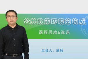 <em>微</em><em>課</em>：<em>行政管理</em><em>專業</em>《<em>公共政策</em><em>概論</em>2》