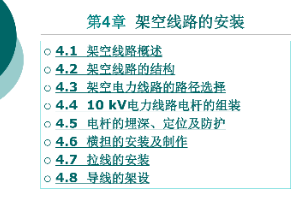 <em>課件</em>：<em>鐵道</em><em>供電</em><em>技術(shù)</em><em>專業(yè)</em>：《<em>電力</em><em>內(nèi)外線</em><em>施工</em>—<em>第</em>4章架空線路的安裝》