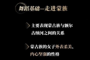 微課：早期教育、學前教育專業(yè)《舞蹈基礎—走進蒙族民間舞之硬腕》