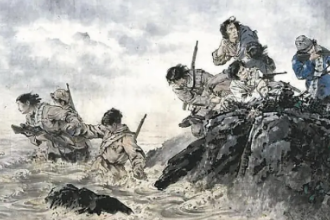 <em>美育</em><em>類</em><em>資源</em>—《八女投江》王盛烈創(chuàng)作的國<em>畫作</em>品