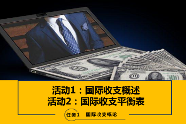 <em>課件</em>：<em>國(guó)際</em>金融、金融服務(wù)與管理、<em>國(guó)際</em>經(jīng)濟(jì)與貿(mào)易<em>專業(yè)</em>《<em>國(guó)際</em>金融<em>實(shí)務(wù)</em>—1.1&2<em>國(guó)際</em>收支的概念與平衡表》